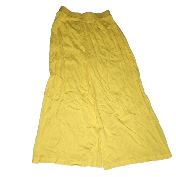 NEW Lagence Nikita Wide Leg Crepe Pants in Light Maiz Yellow SZ XL - Picture 4 of 8